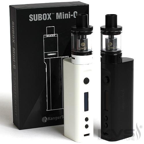Paket Murah Ngebul Vape/Vaping /Vapor Starter Kit Mod Kangertech Subox Mini-C 50W + Baterai+ Liquid