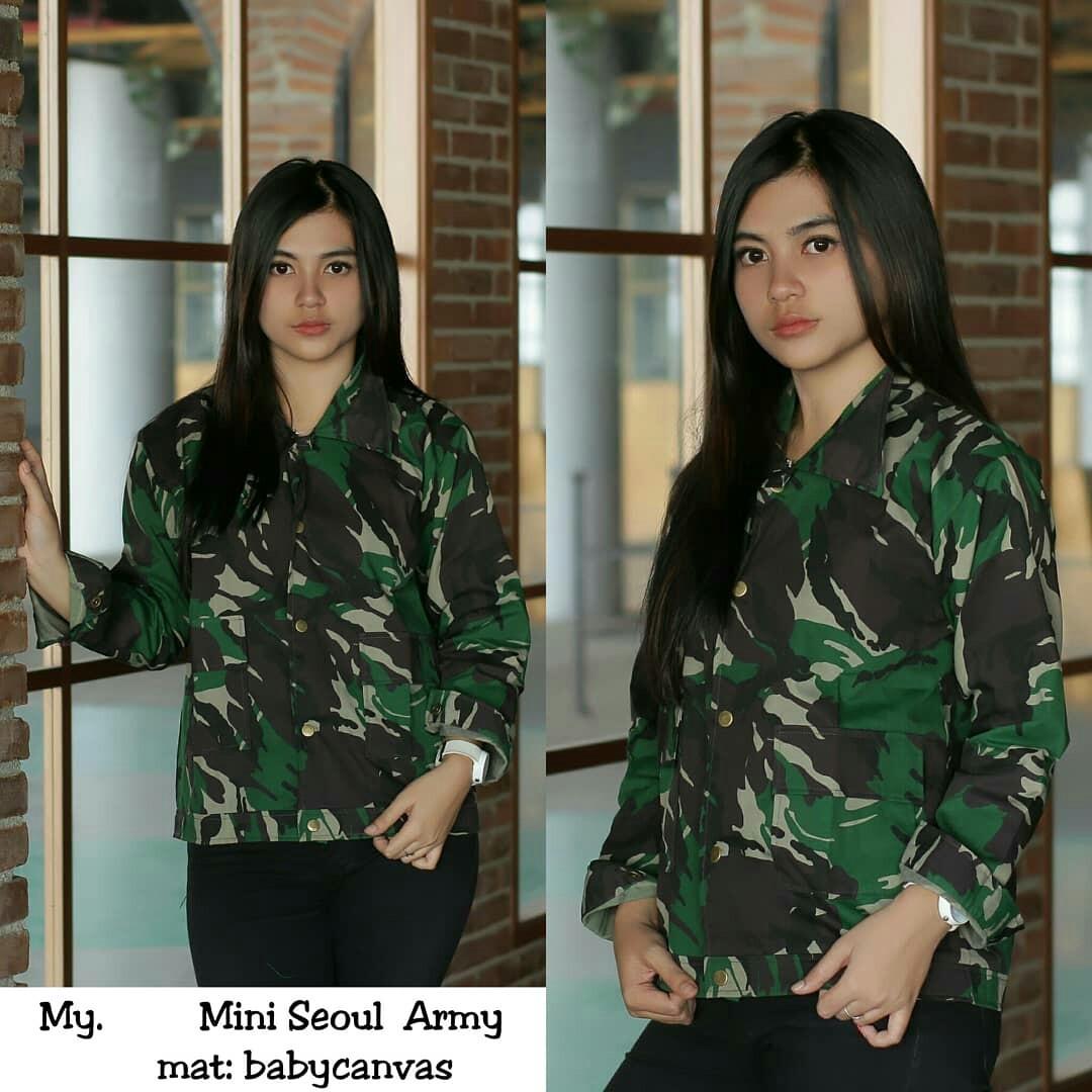 Jaket Parka Mini Seoul Army