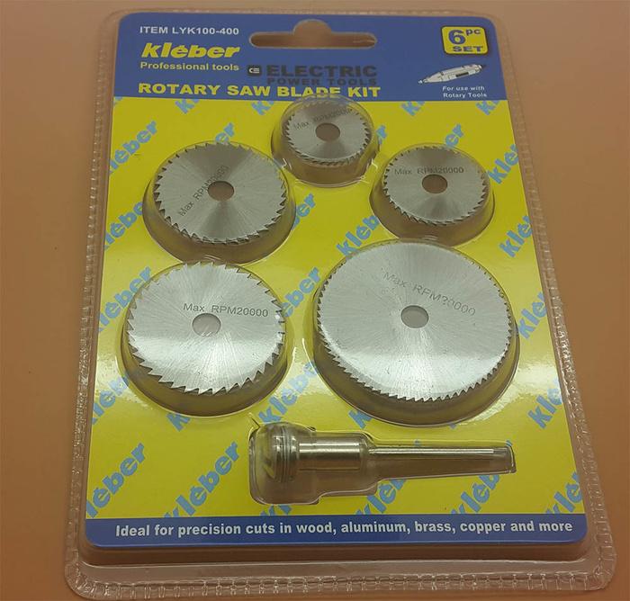 Rotary Saw Blade Kit ( Mata Tuner Gergaji ) 6 Pcs Set KLEBER