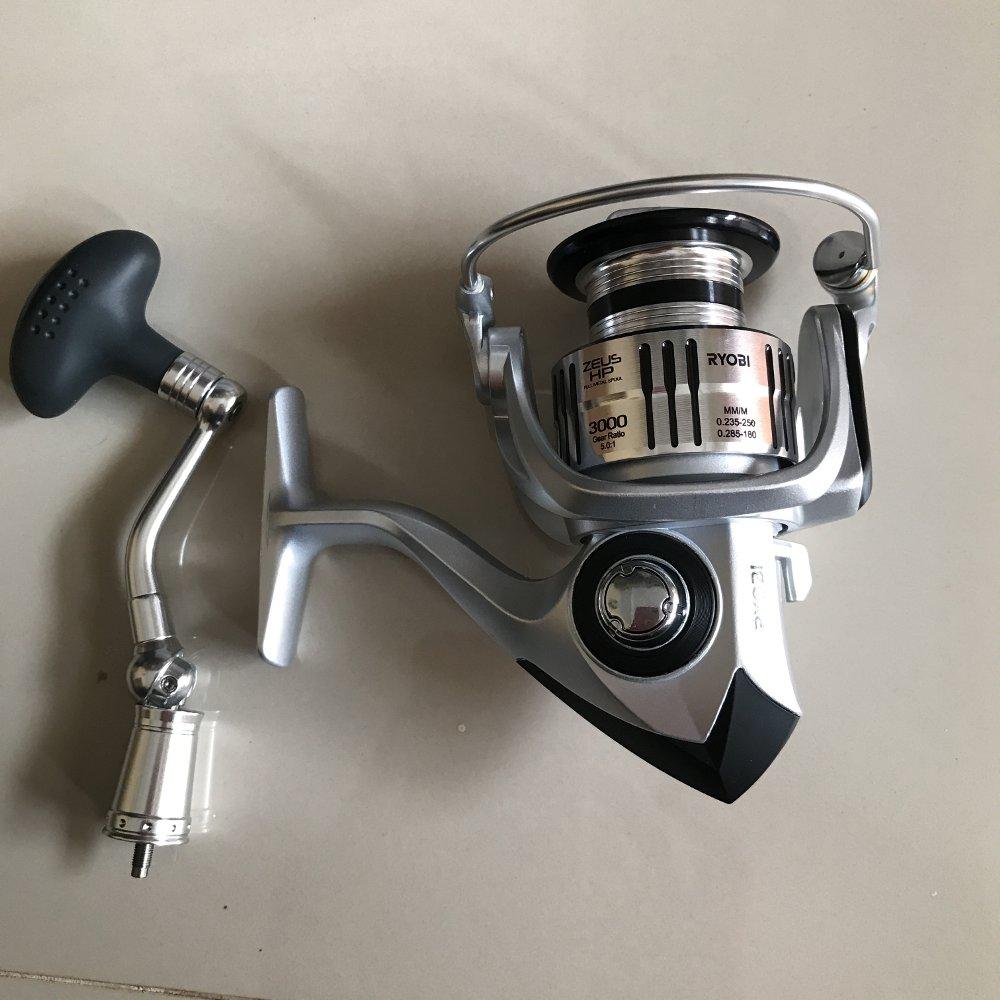 Reel Ryobi Zeus 3000 power handle TERBARU BOS PANCING zerya_fishing