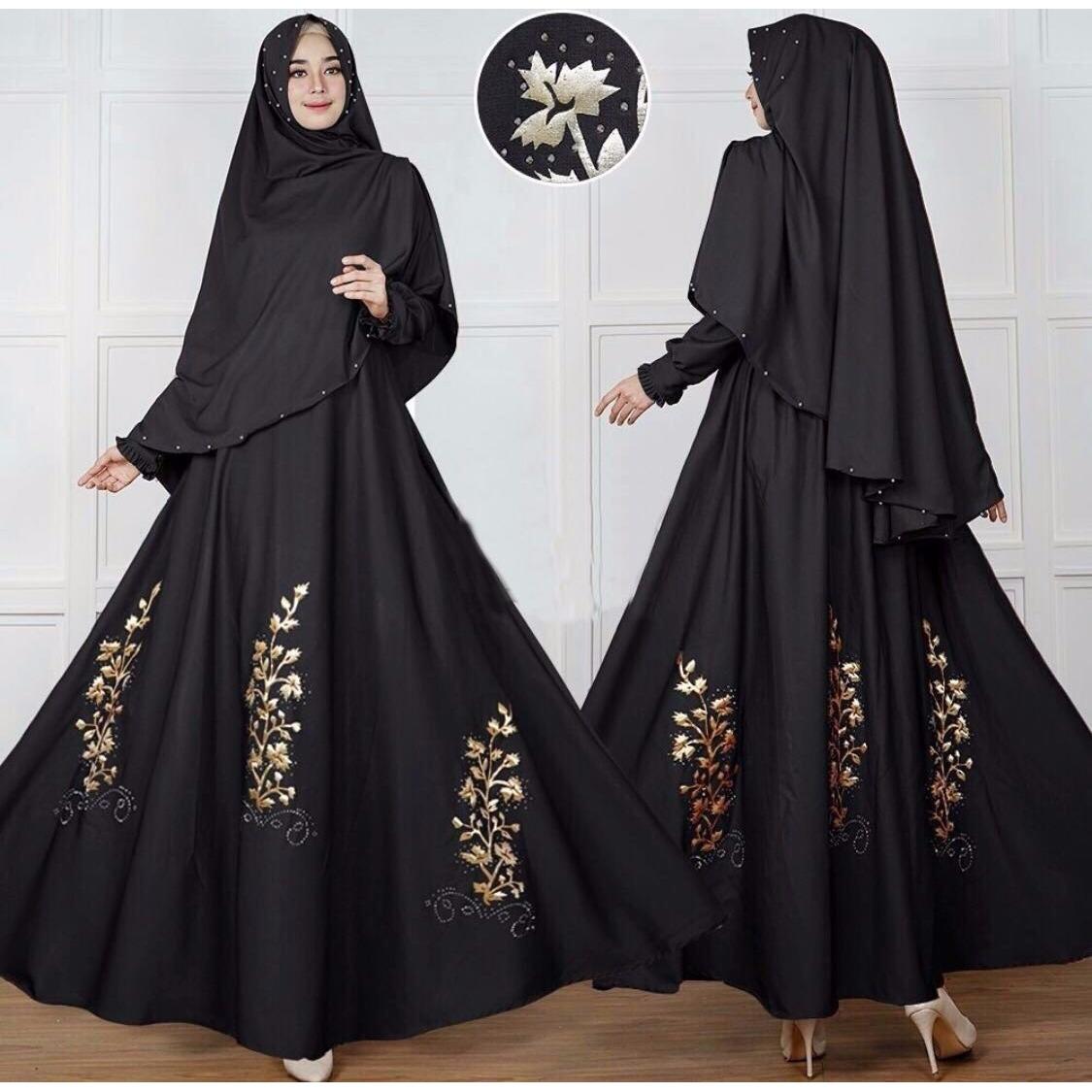 BAJU GAMIS SYARI BALOTELI SHERLY/GAMIS SYARI TREND MASA KINI/GAMIS CADAR/GAMIS GAUN MUSLIMAH/GAMIS FASION WANITA MASA KINI LD 110 CM PJ135 CM
