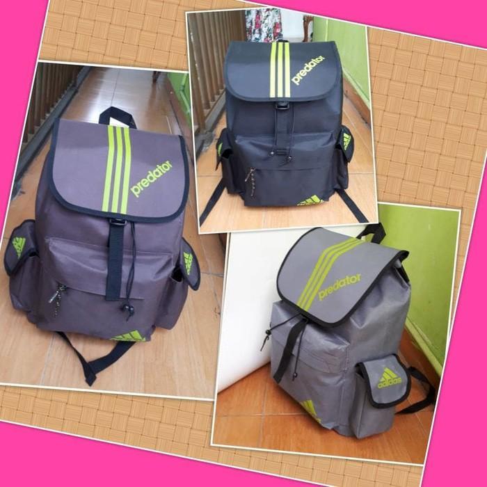 Tas Pria Adidas Predator Coklat/Sekolah Laptop Termurah Grosir - Cpfinq