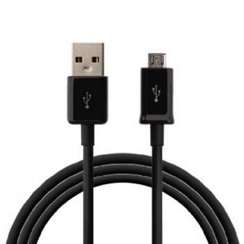 Blackberry Micro Usb Port Usb Data Cable For Blackberry- Sony Ericsson- Samsung- Lg- Nokia- Htc - 1m Black Hitam / White Putih - Kabel Konverter Convert Converter Data Casan Charger Cagarging Smartphone Android 1 M Meter Simple FREE Ongkir & Bisa COD