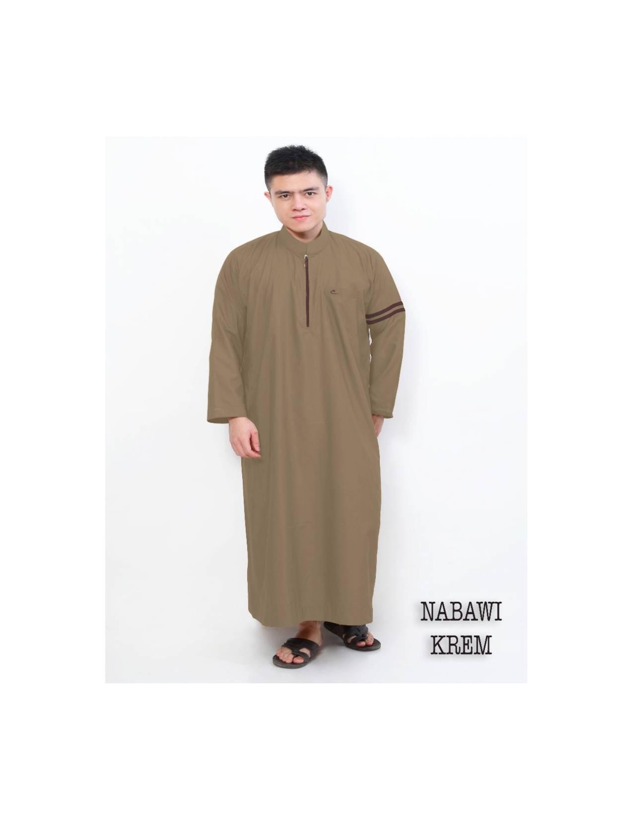 Premium Al-Isra Jubah Nabawi Warna Pakaian Gamis Muslim Pria Okechuku