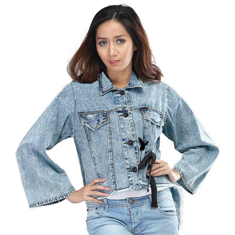 Kuzatura Jaket Levis Wanita Biru - KCP 534