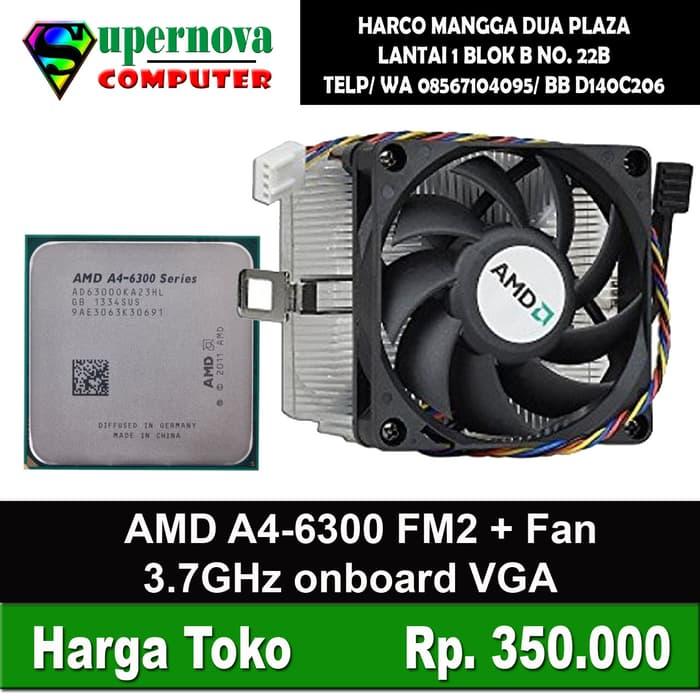 SALE - Processor AMD A4-6300 3.7GHz Socket FM2 + Fan