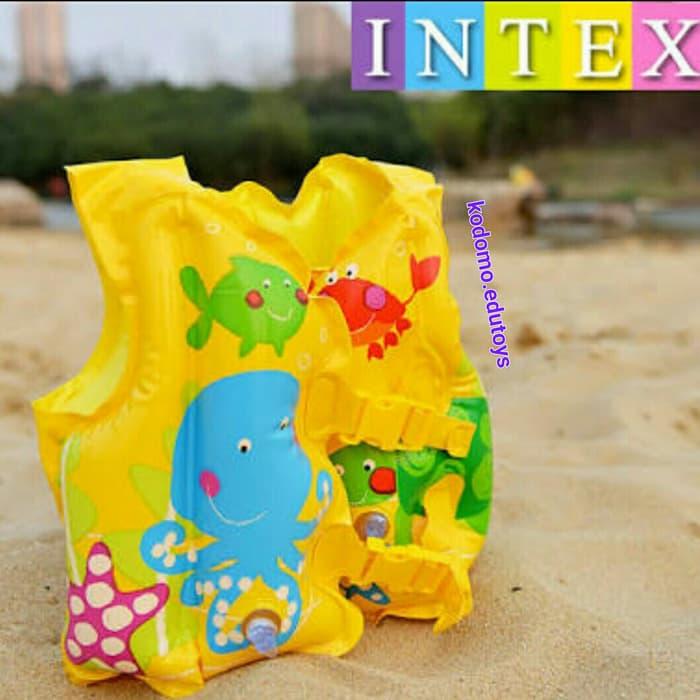 Intex Jaket Renang Anak Swim Vest, Pelampung Renang Anak Ban Renang Terlaris di Lazada