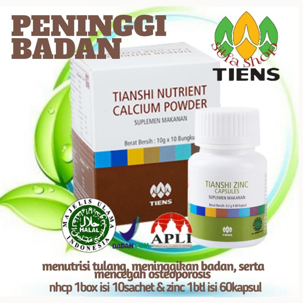 Promo Termurah !!! Peninggi badan Tiens 10 hari bisa tinggi tanpa efek samping asli herbal ( nutrient high calcium powder & zinc ) produk no1 di dunia by toko tiens paling laku Pencegah Osteoporosis Dan Pengapuran Sendi