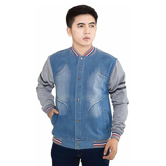 TERLARIS JAKET JEANS PRIA - JAKET JEANS - JAKET DENIM PRIA - JAKET DENIM DISTRO