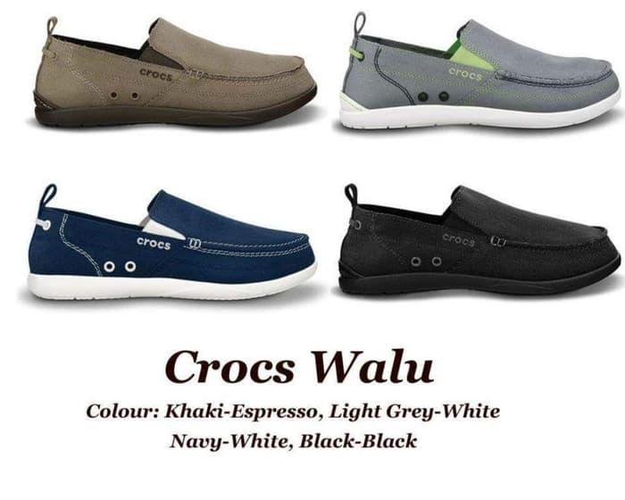 ORIGINAL!!! Sepatu Crocs Walu Men / Pria slip on murah - y8CPDZ