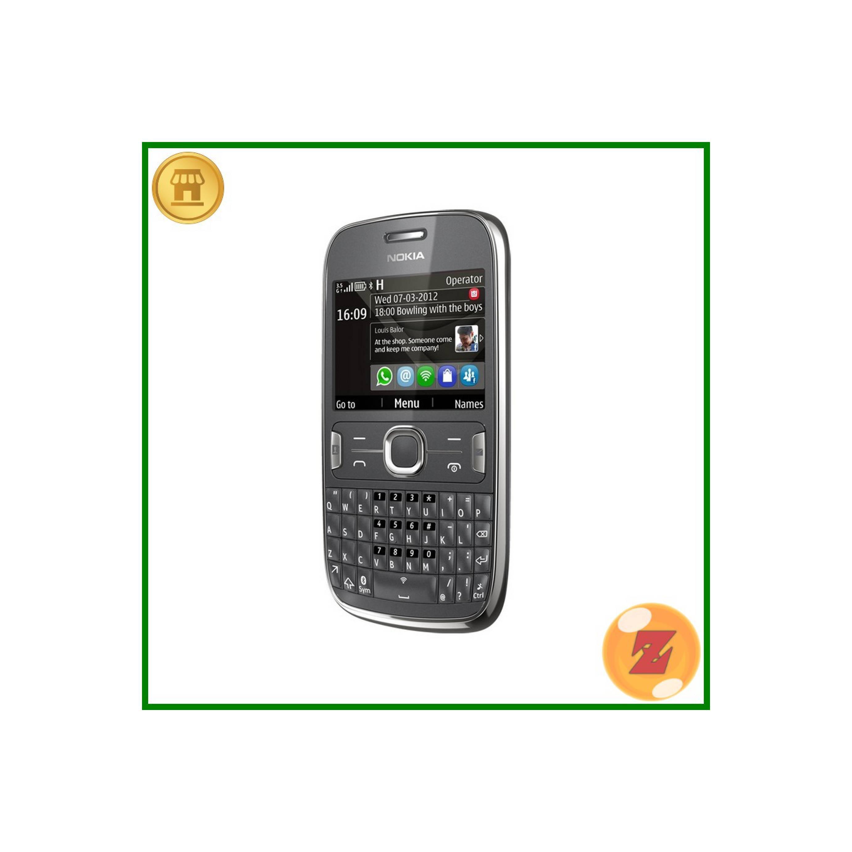 Nokia Asha 201 Hitam - HP Jadul Murah - Nokia Jadul Paling Dicari