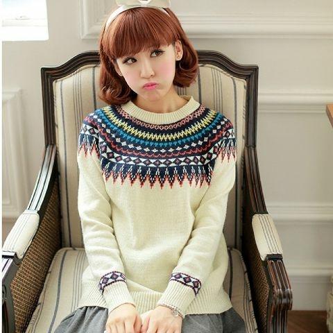 AG Apparel Sweater Lily Tribal Putih / Sweater Wanita / Fashion Wanita / Atasan Wanita / Baju Kekinian / Jaket Kekinian / Fashion Wanita / Setelan Wanita / Fashion Wanita / Model Kekinian / Atasan Murah / Jaket Bomber / Jaket Denim