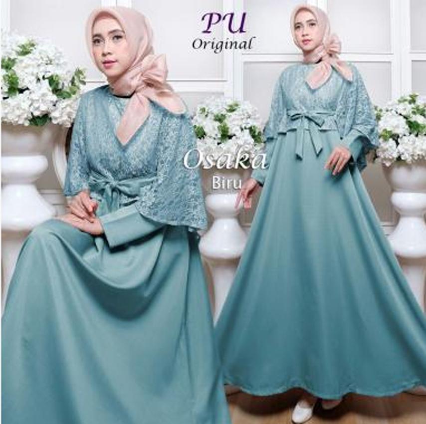 Moslemwear Gamis Syari Pesta Brukat Glitter (Real pic/ Foto Asli) - Gamis Premium Origina Mewah Elegan ala Princess rok lebar payung umbrella - Fashion Baju Lebaran Kondangan Muslimah - Kebaya - Gaun pesta Party Dress Jumbo remaja Brokat ihosaka