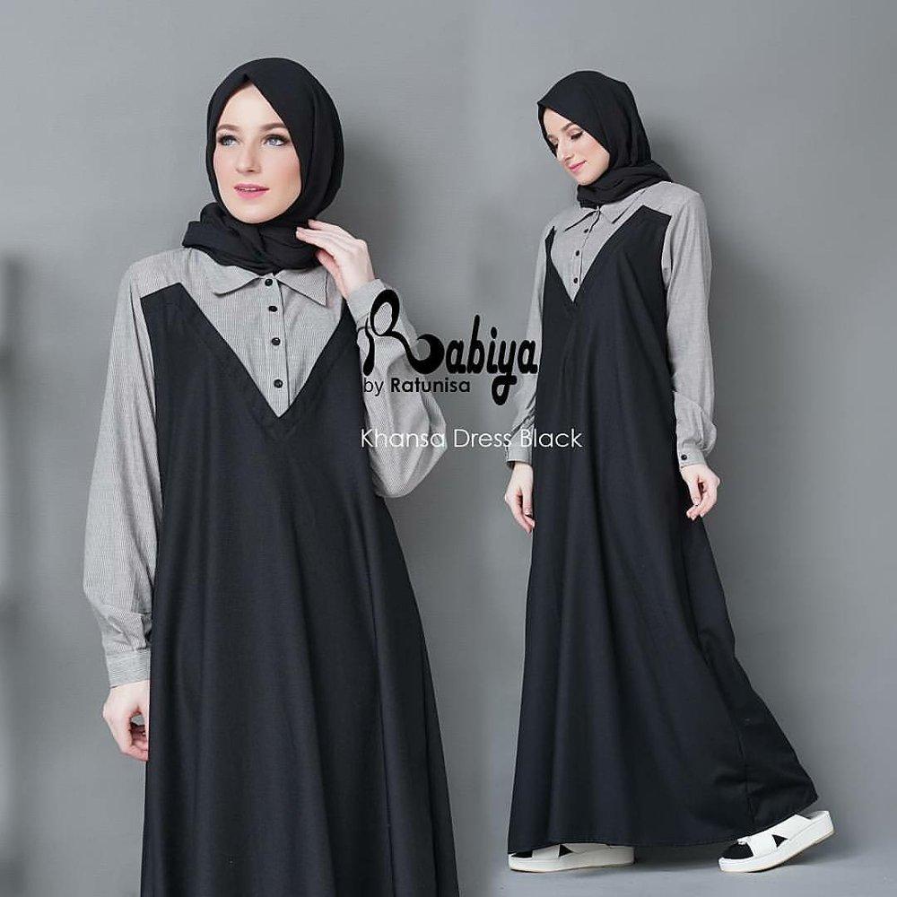 Gamis Jumbo Khansa L sampai XXXXL .Yang Bikin badan terlihat Ramping