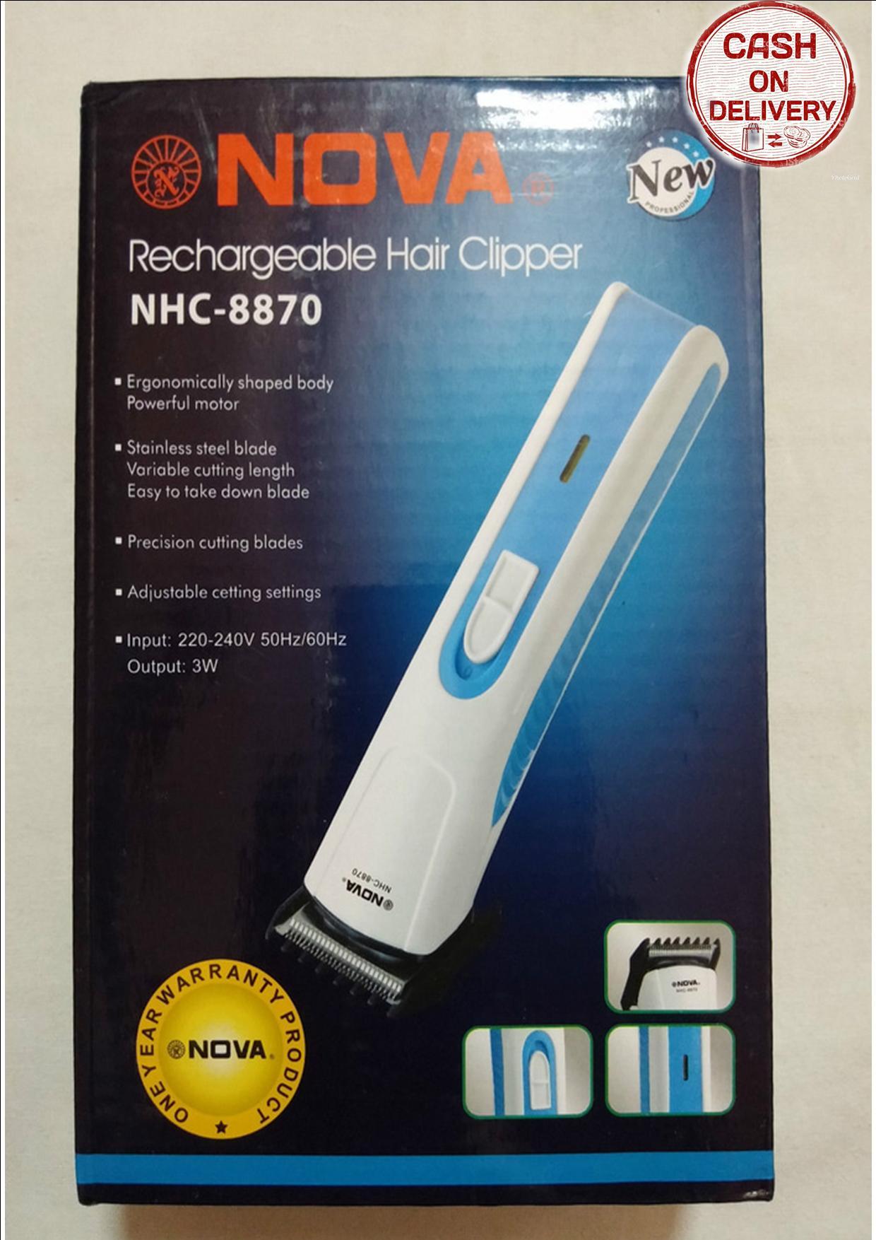 Sien Collection Alat Cukur Rambut Nova NHC-8870 / Clipper Nova / Alat Potong Rambut / Mesin Alat Cukur / Hair Clipper Nova / Profesional Hair Clipper / Alat Cukur Rambut Murah