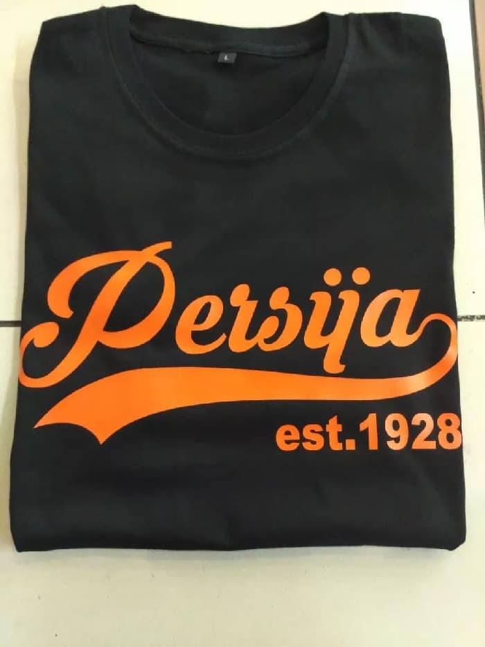 Kaos Tshirt Baju Combed 30S Distro Persija Jakarta Est 1928 Jersey