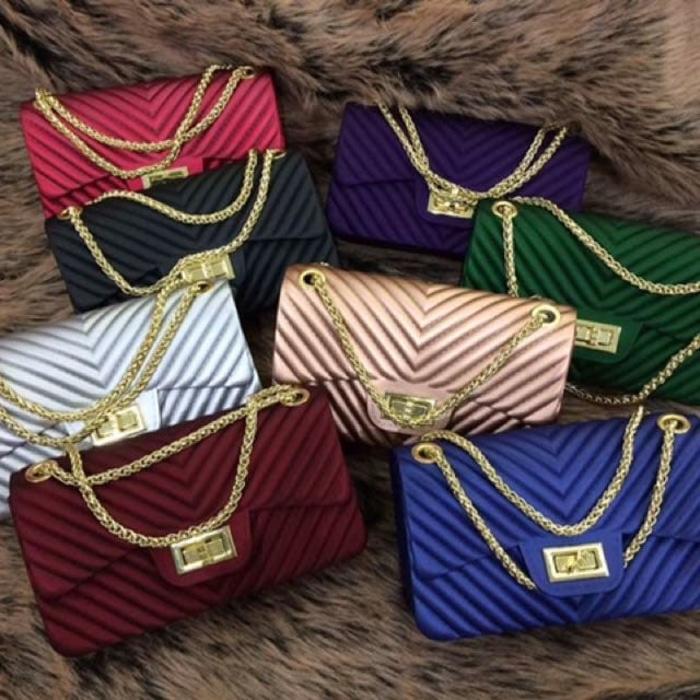 Promo Terbatas!! Tas Chanel - Emas - ready stock
