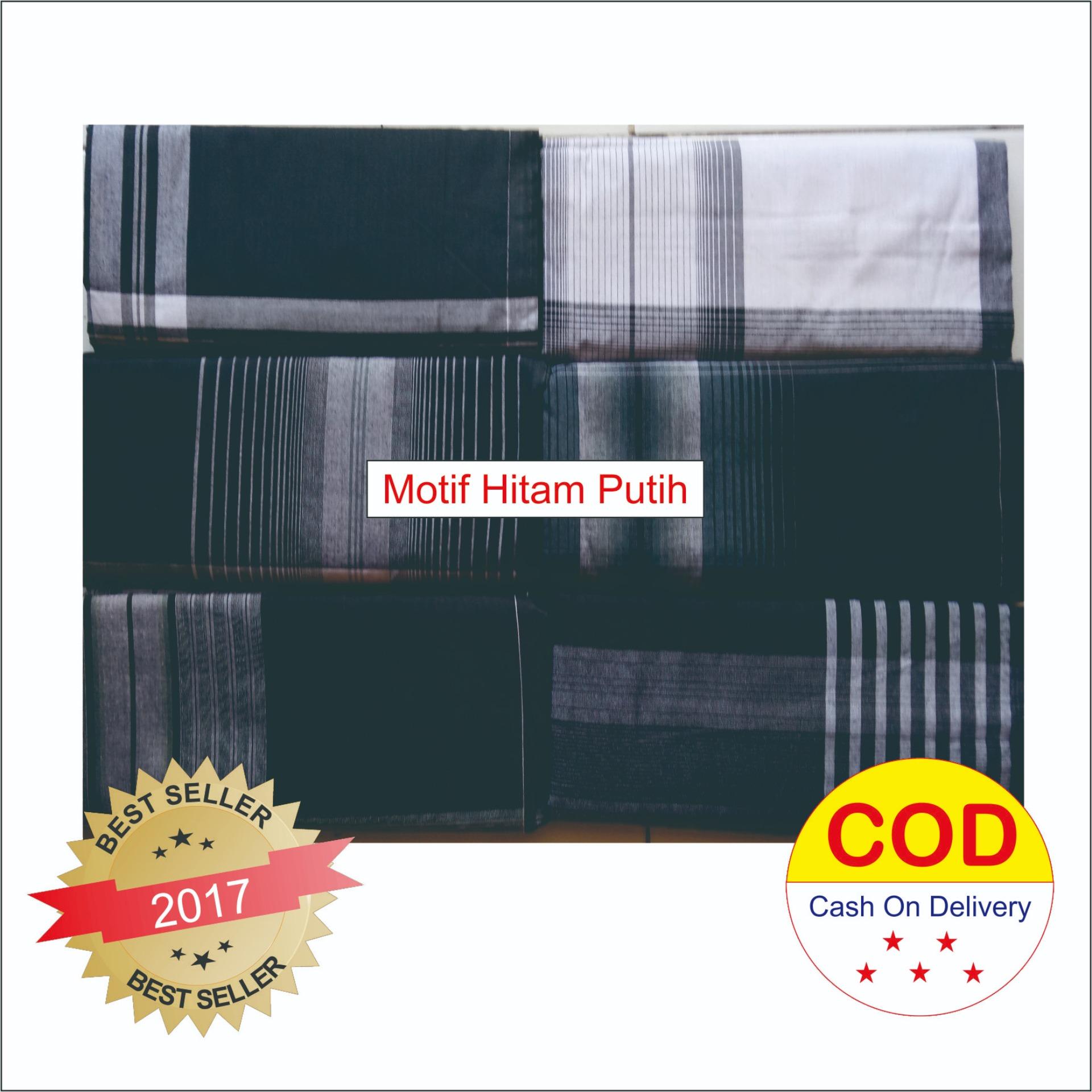 Wadimor Sarung Tenun motif Hitam Putih