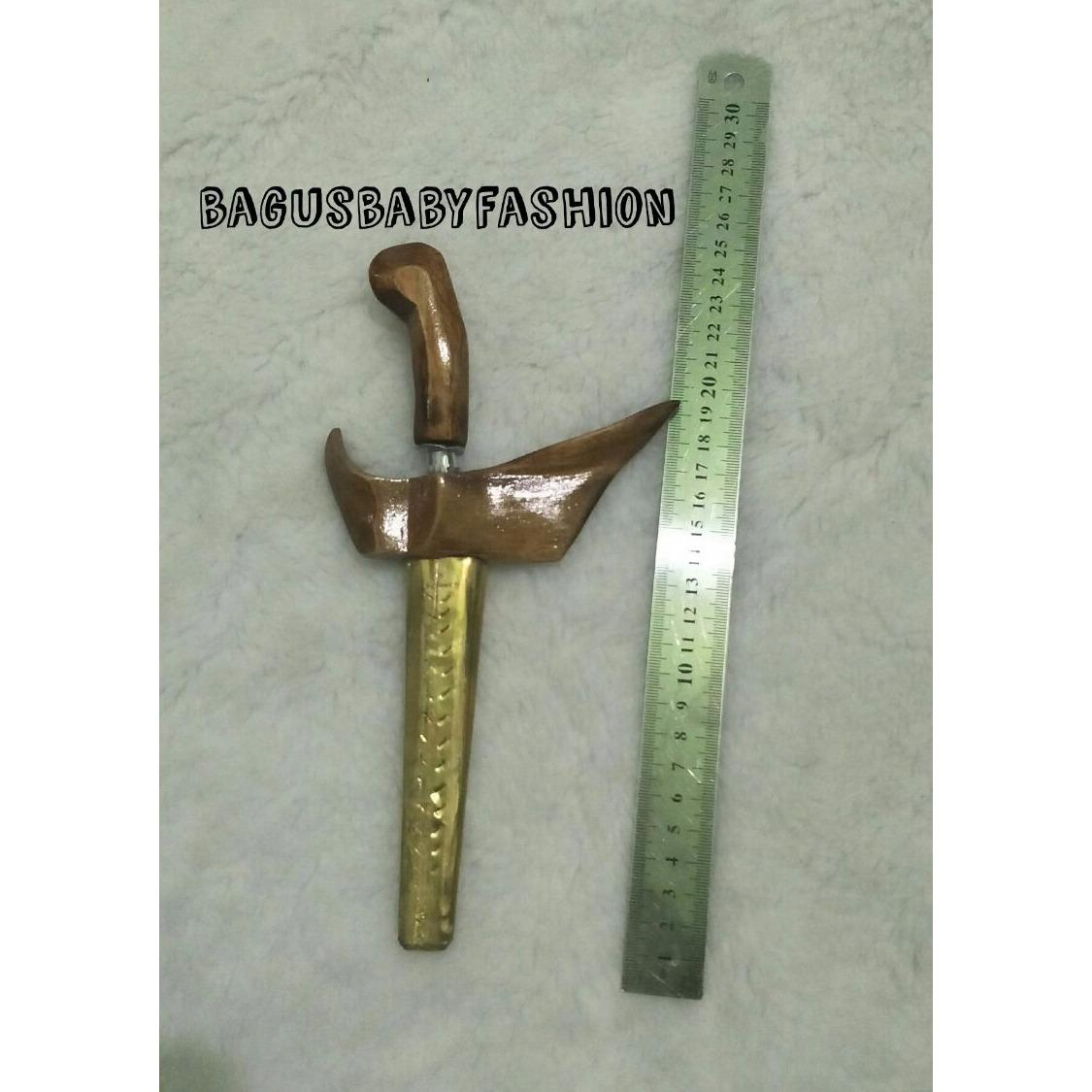 Keris Mainan / Replika Keris Aksesories Pelengkap Beskap / Hewes Kostum Kartinian