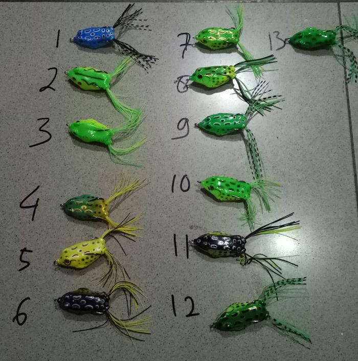 HARGA SPESIAL!!! Soft lure Frog 5cm kodok untuk mancing gabus - 50aR1N