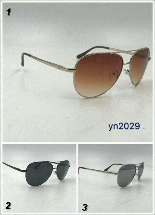 KACAMATA MURAH KACAMATA HITAM KACAMATA BULAT AVIATOR NEW BRAND UNISEX ANTI UV SUNGLASSES YN2029