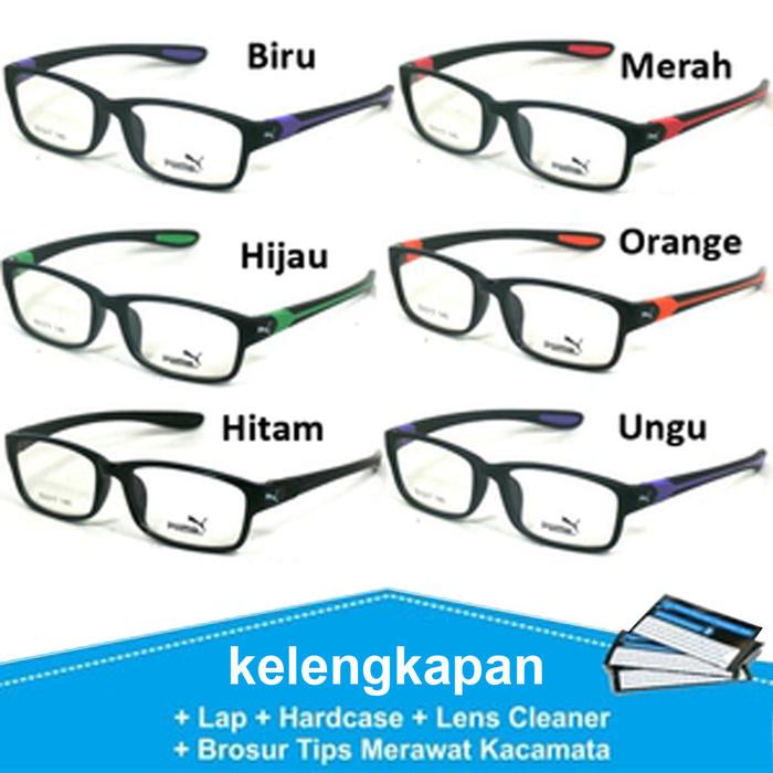 Diskon 10%!! Frame Kacamata pumma Pria Sporty Murah Tanpa Lensa Minus - ready stock