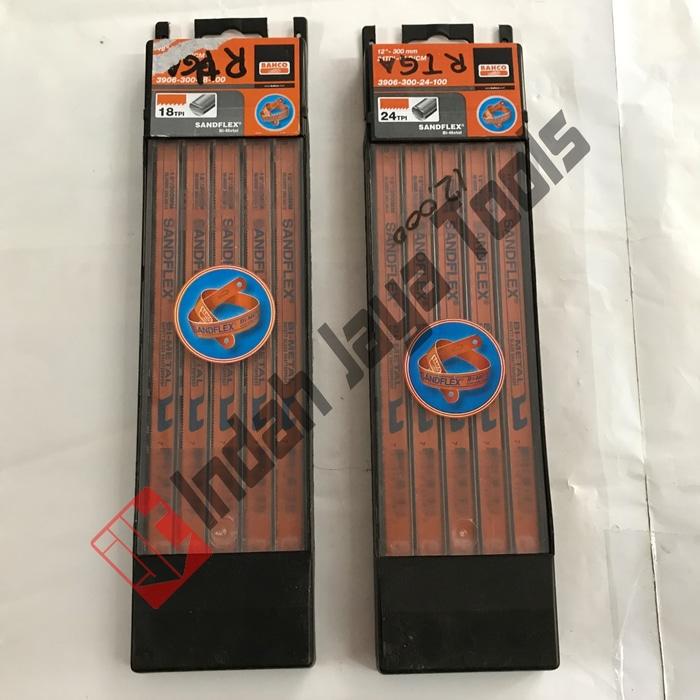 Mata Gergaji Besi Sandflex Bahco 18 Dan 24 TPI