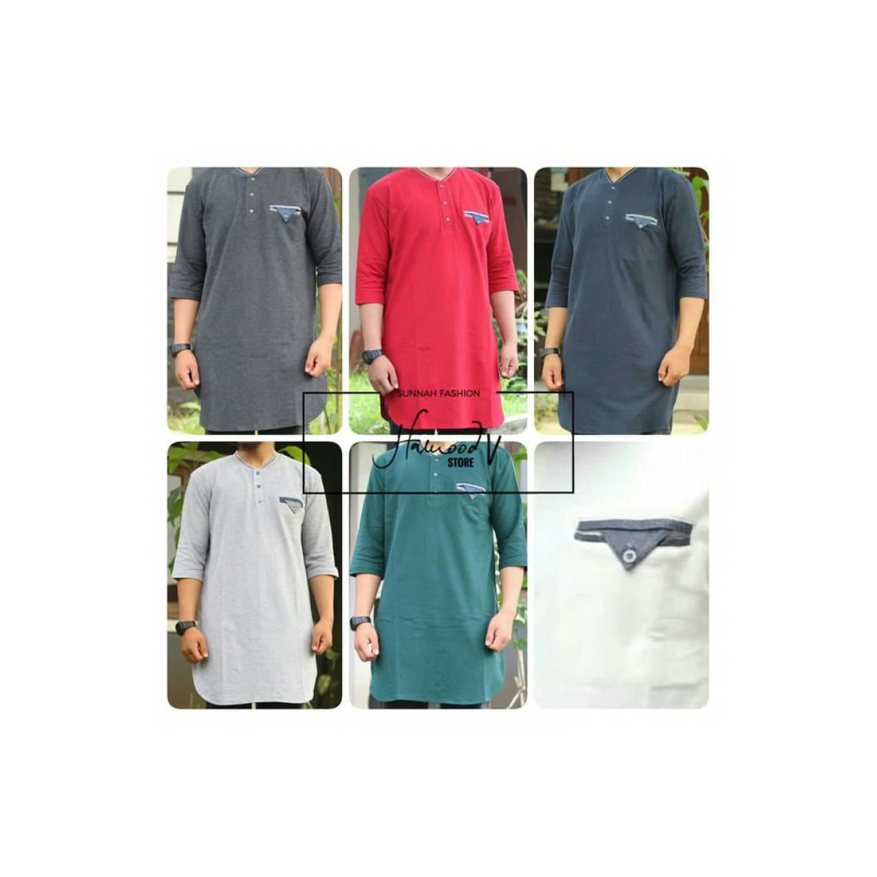PROMO Gamis Kaos Sarawa Kantong Kancing Sarawa Kurtah Sarawa Koko