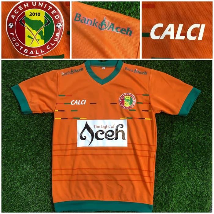 TERLARIS!!!ORANGE jersey aceh united home 2018 2019