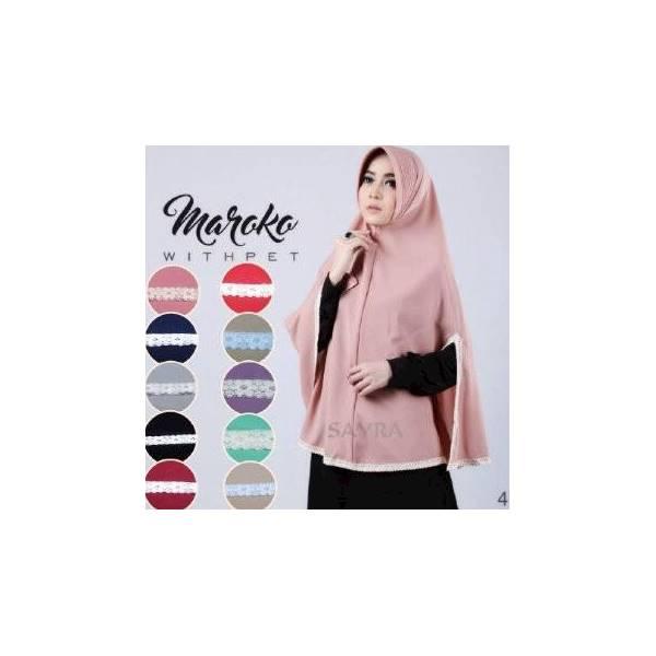 Promo Hari Ini Khimar Maroko Withpet Tren Baru Untuk Lebaran