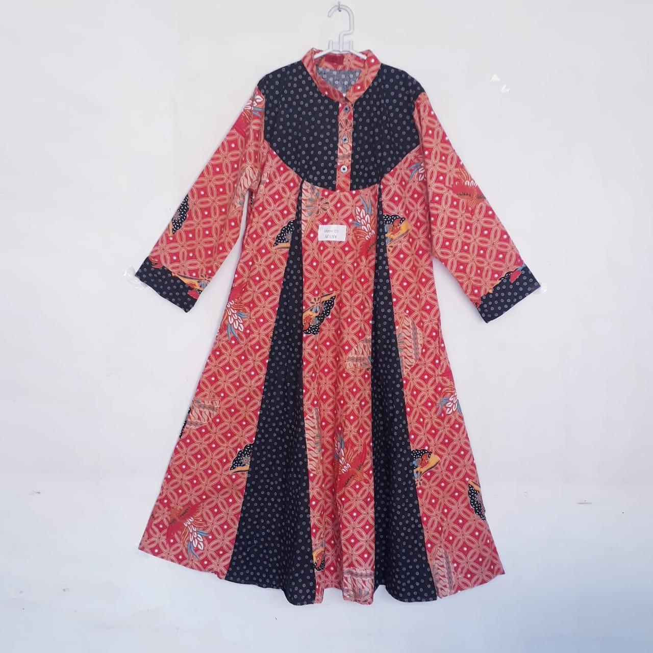 Gamis_jumbo_jubah jumbo_batik HAP_katun nyaman_busui