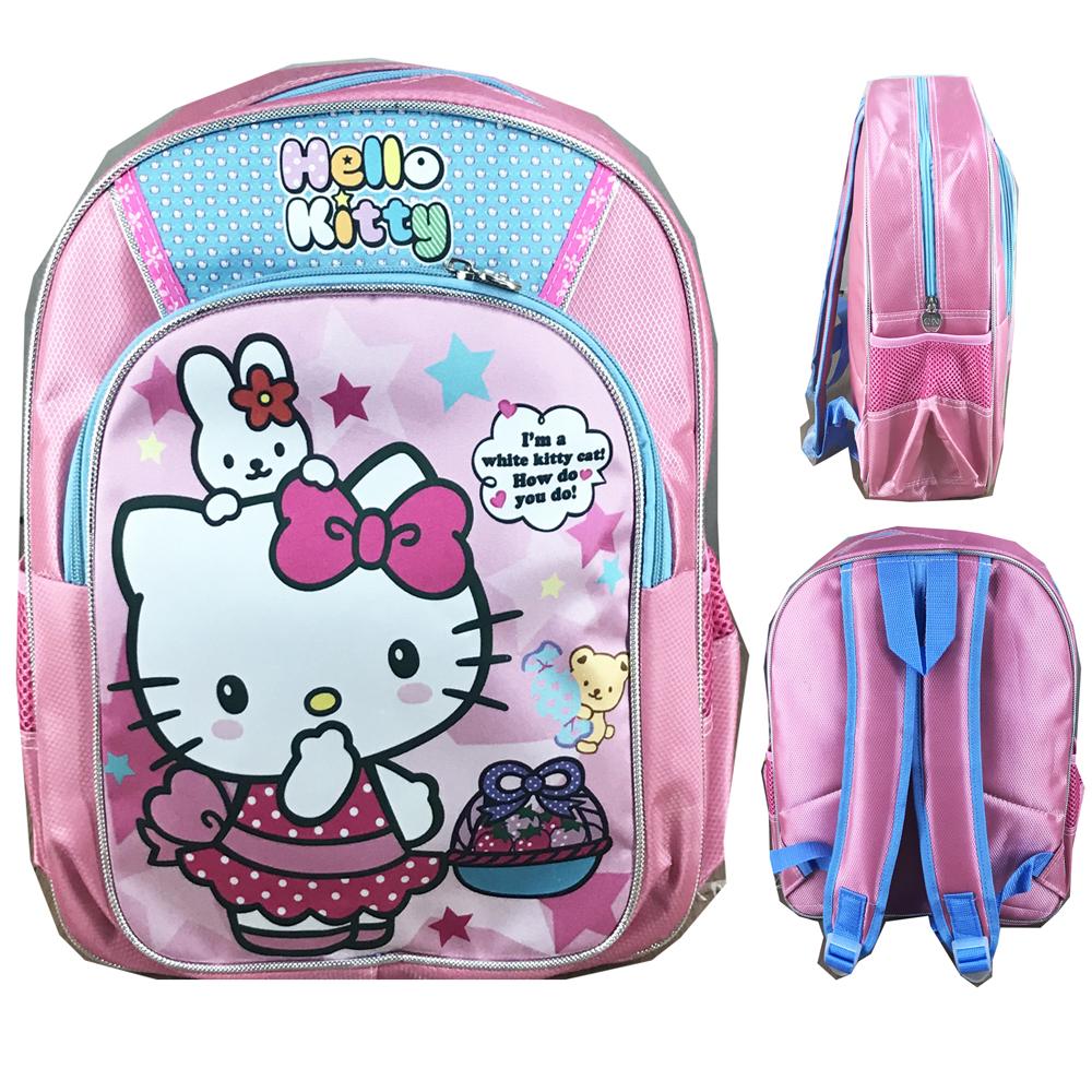 BGC Tas Ransel Sekolah Anak TK Hello Kitty Sateen IMPORT