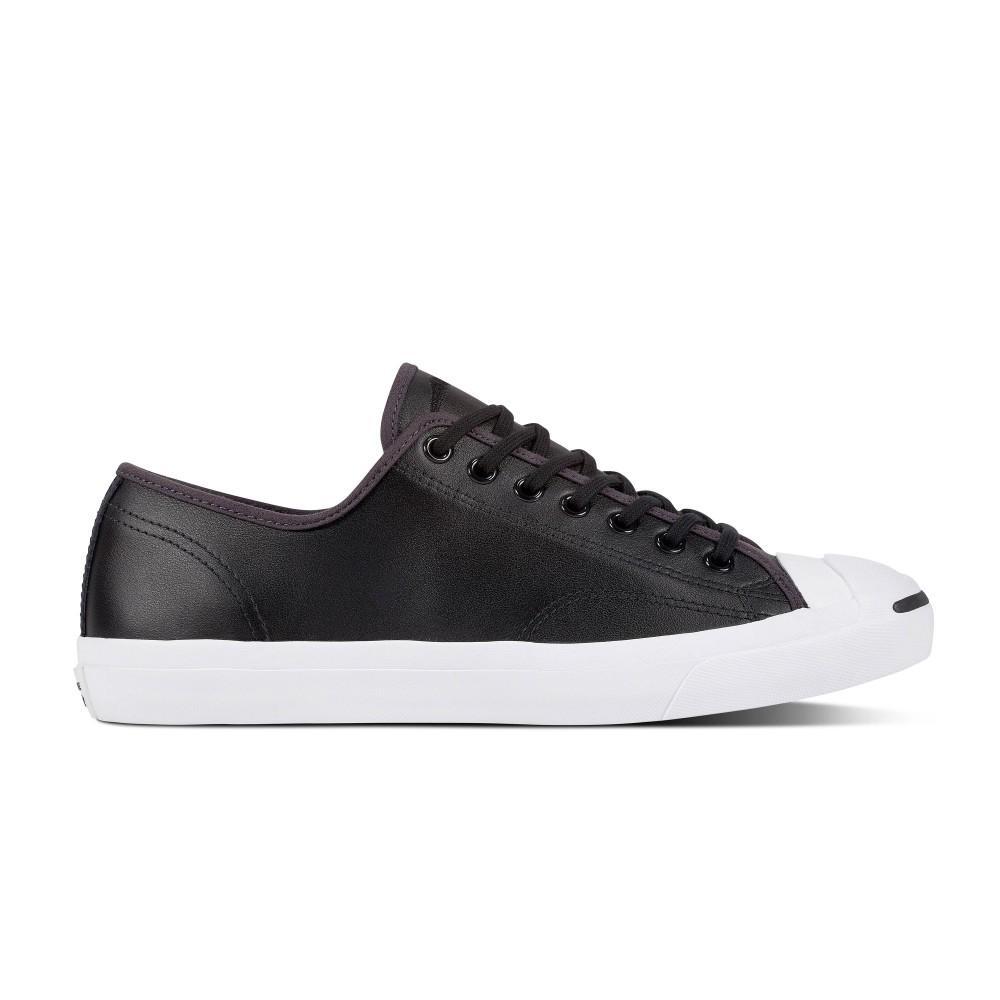 Converse Sepatu Kulit Jack Purcell Ox Pria - Hitam