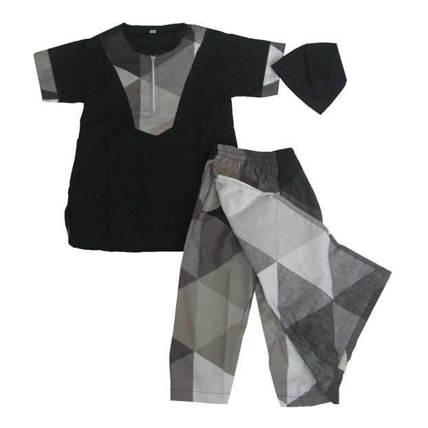 Rianni Sarkoci (Sarung celana + baju koko + peci) Bayi Anak Laki-laki size S