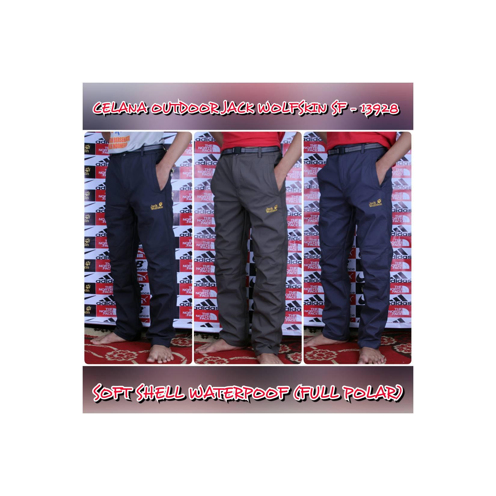 CELANA GUNUNG / OUTDOOR JACK WOLFSKIN WATERPROOF SF 13928 - Hijau Tua