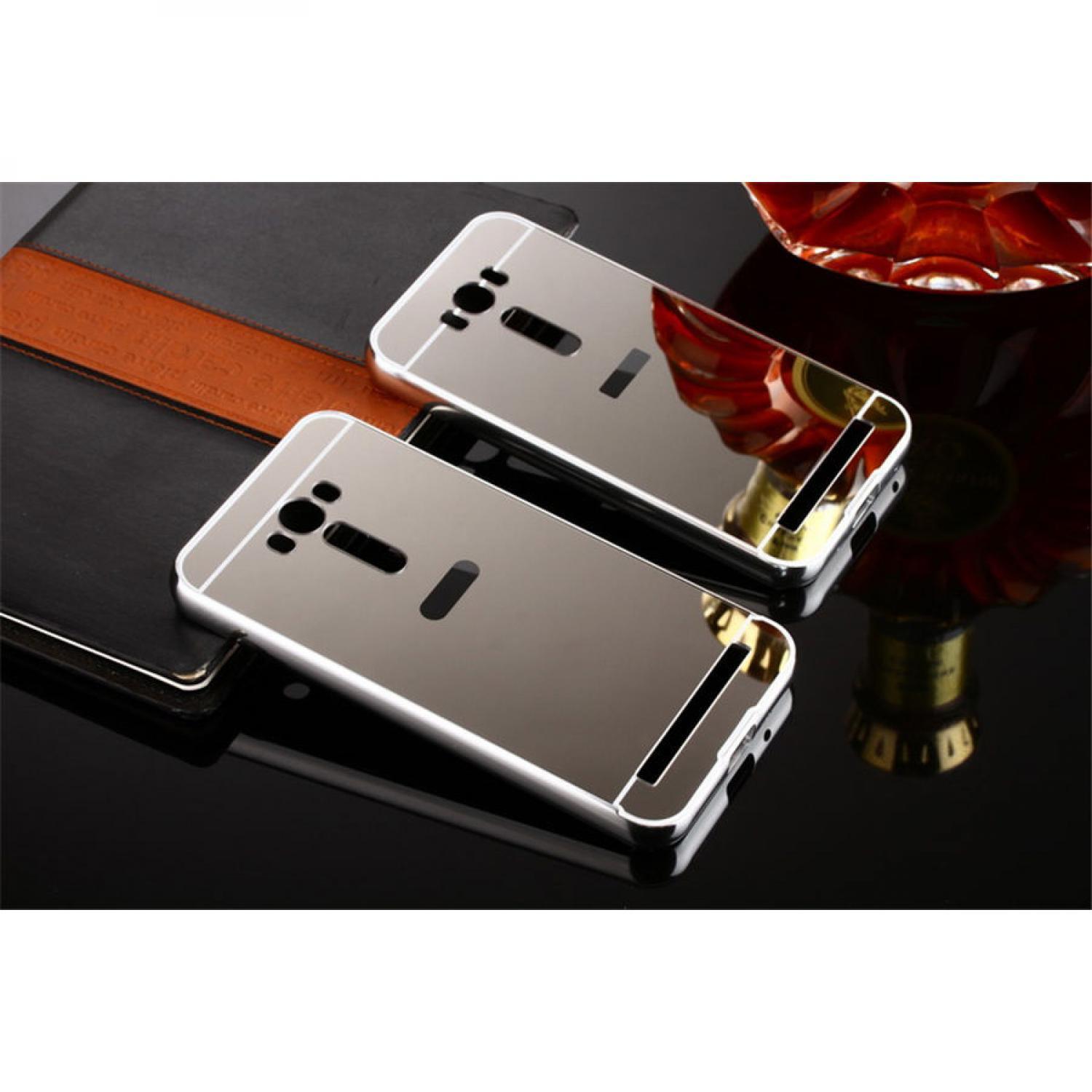 Aluminium Bumper with Mirror Back Cover for Asus Casing HP Murah Terbaru