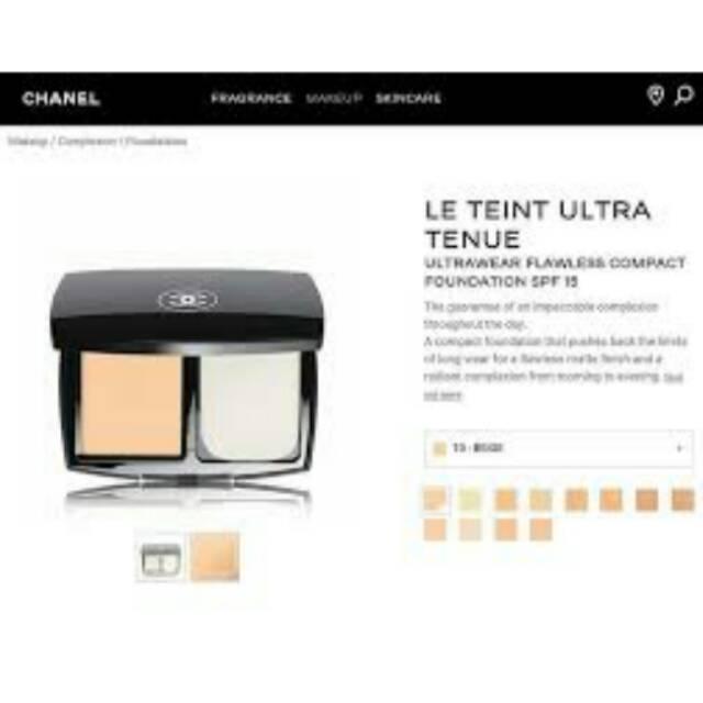 Chanel le teint ultra tenue compact powder B20