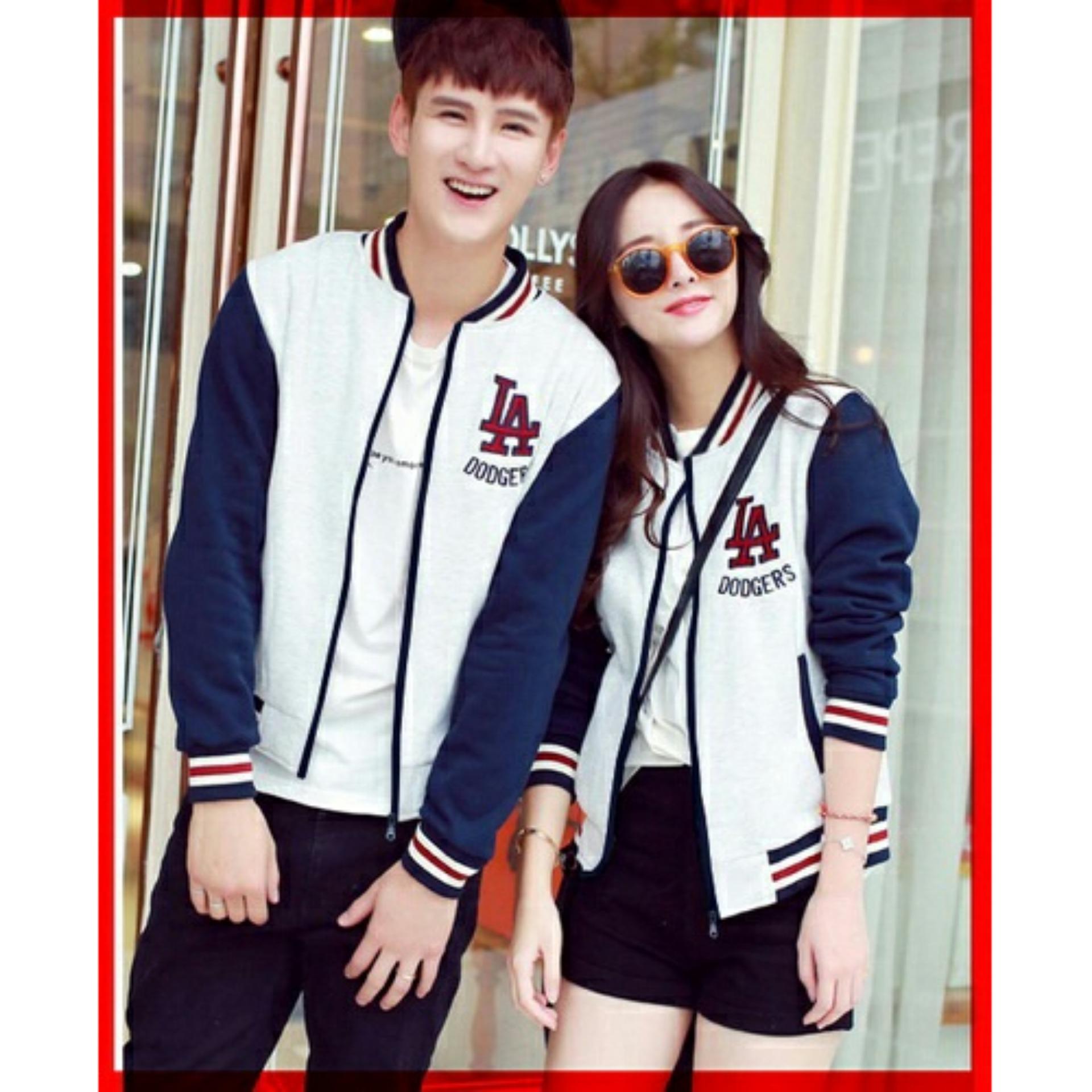 Jaket Couple LA Putih