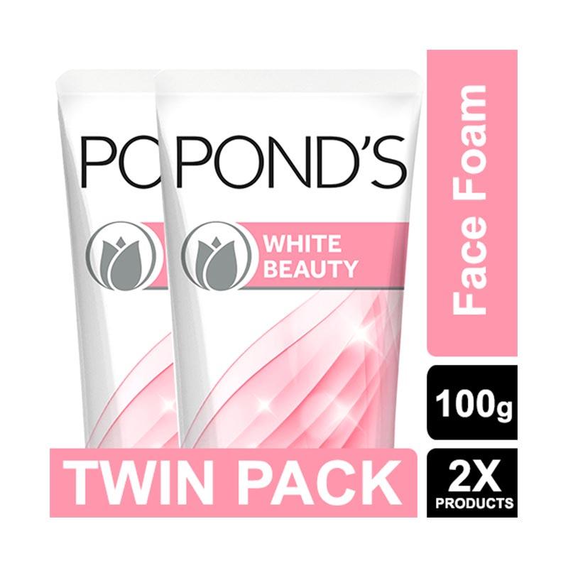 Ponds White Beauty Facial Foam [100 G/Twin Pack]