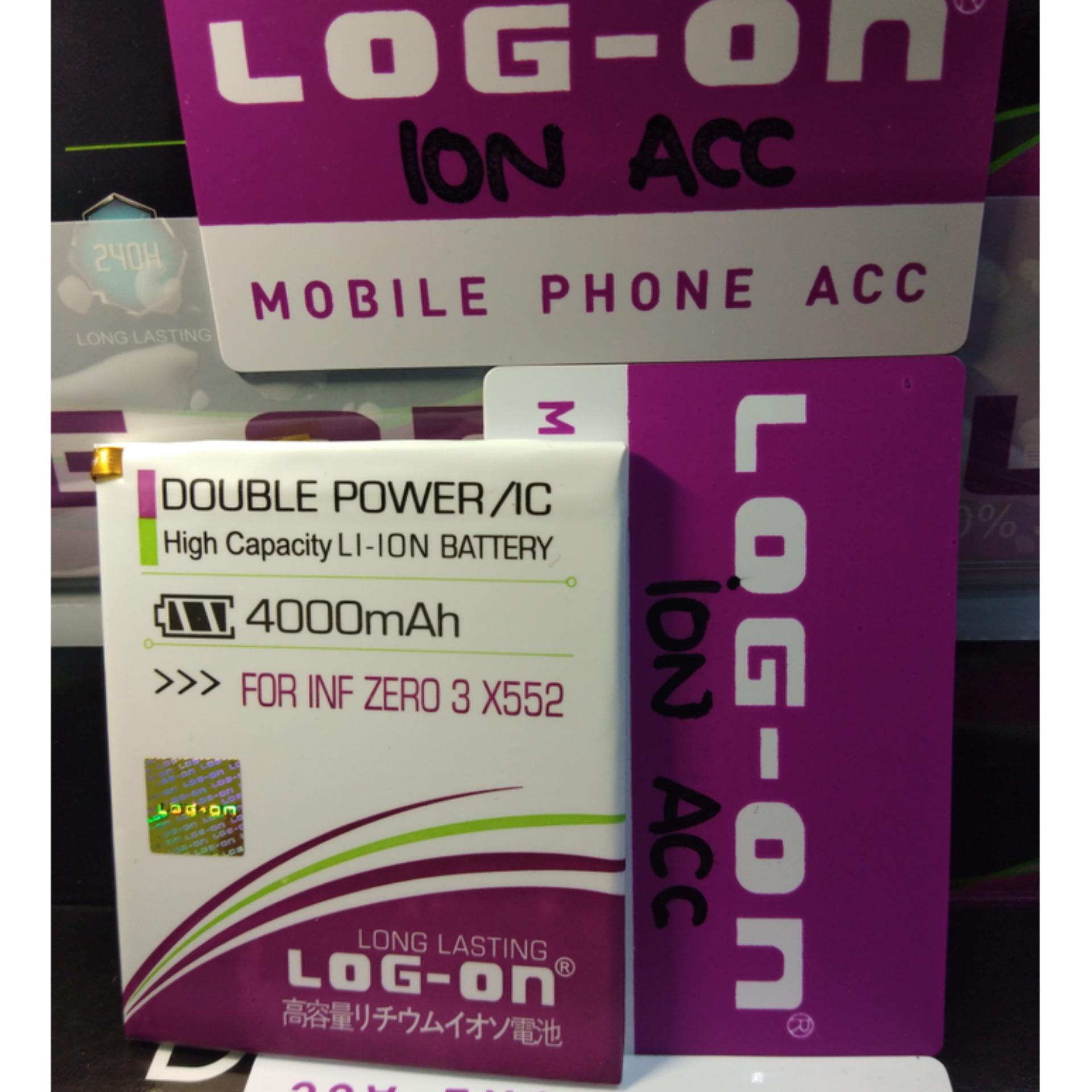 BATERAI INFINIX ZERO 3 X552 BL-30IX BATRE DOUBLE POWER ORIGINAL MEREK LOGON