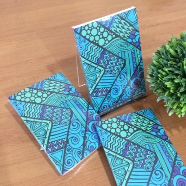 GAPJM40 : JURNAL Blue Pattern Batik (mini)