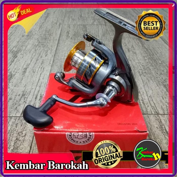 Reel Daiwa / Daiwa 3000 / Reel Pancing Daiwa Crossfire 3000 3BI 3+1bbBall Bearing / alat pancing