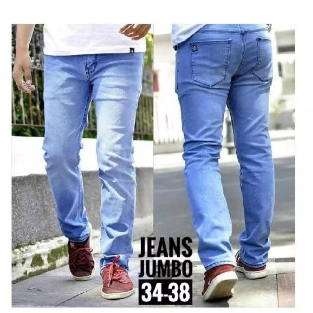 Celana Jeans Skinny Pria Big size / Jumbo 