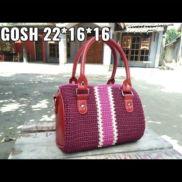 Grosir Tas Rajut Gosh - Tas Selempang Rajut Gosh - Tas Wanita Rajut Gosh