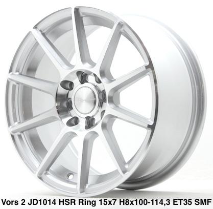 Velg Mobil Murah VORS 2 JD104 HSR Ring 15 ( Wheelskingdom )