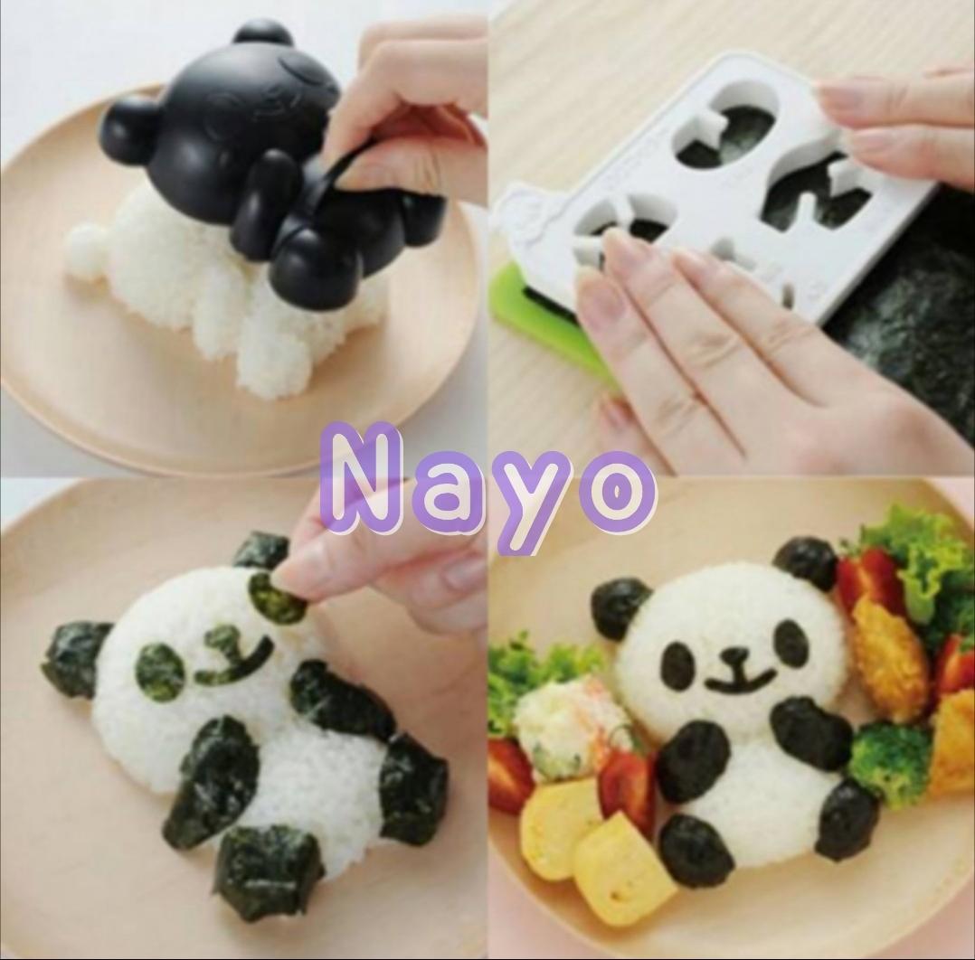 Cetakan bento Panda Set