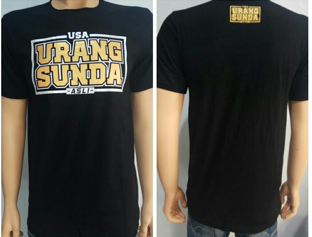 kaos distro oblong hitam all size-pria dan wanita