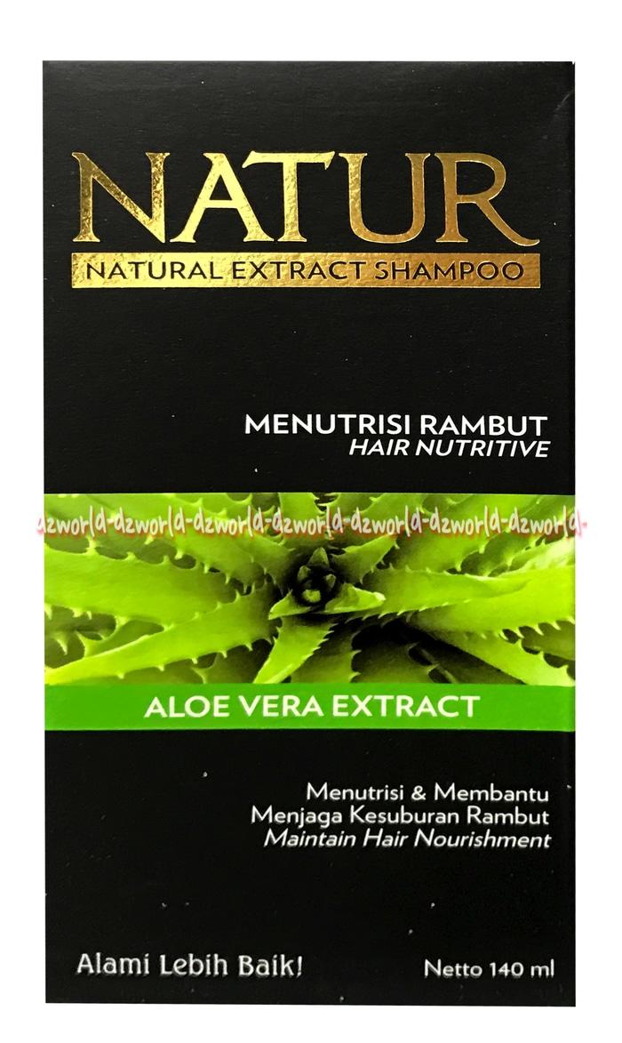 Natur Natural Shampoo Aloe Vera Extract Shampo Untuk Kesuburan Rambut