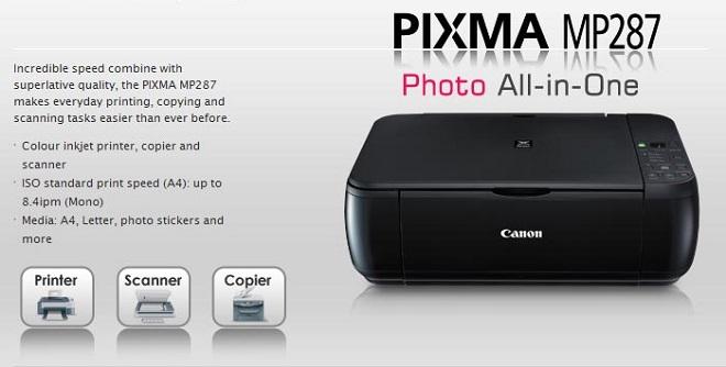 Printer Canon MP 287 Print Scan Copy