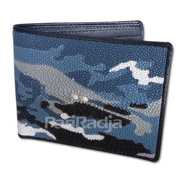 Dompet Pria Kulit Ikan Pari Asli Motif TNI AU